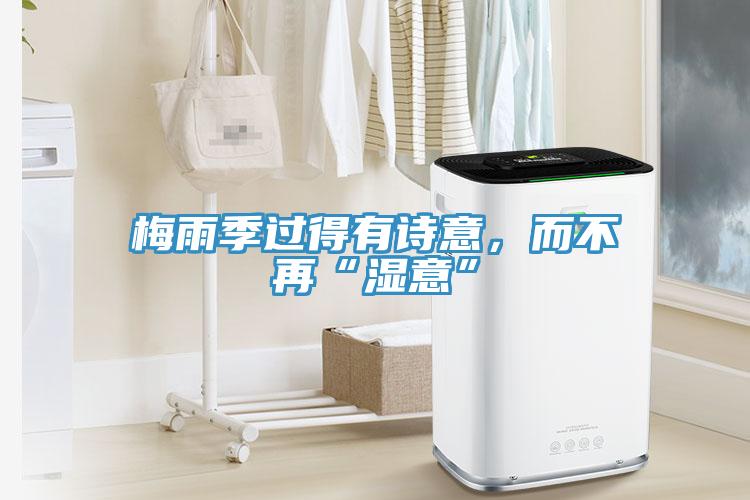 梅雨季過得有詩意，而不再“濕意”