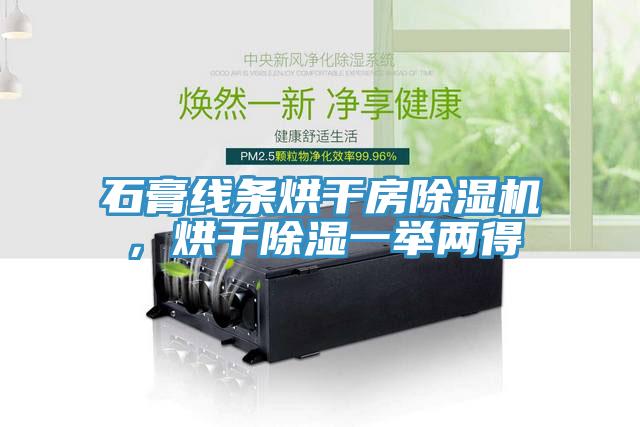 石膏線條烘干房除濕機,烘干除濕一舉兩得