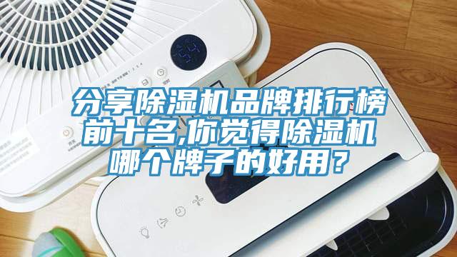 分享除濕機品牌排行榜前十名,你覺得除濕機哪個牌子的好用？