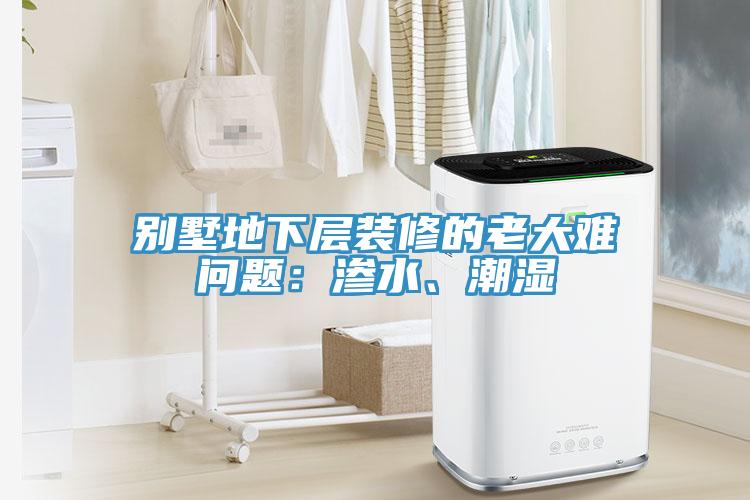 別墅地下層裝修的老大難問題：滲水、潮濕