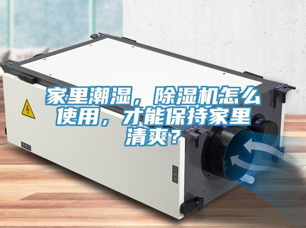 家里潮濕，除濕機(jī)怎么使用，才能保持家里清爽？