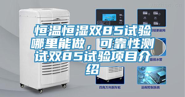 恒溫恒濕雙85試驗哪里能做，可靠性測試雙85試驗項目介紹