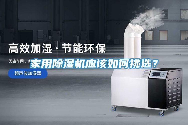 家用除濕機應該如何挑選？