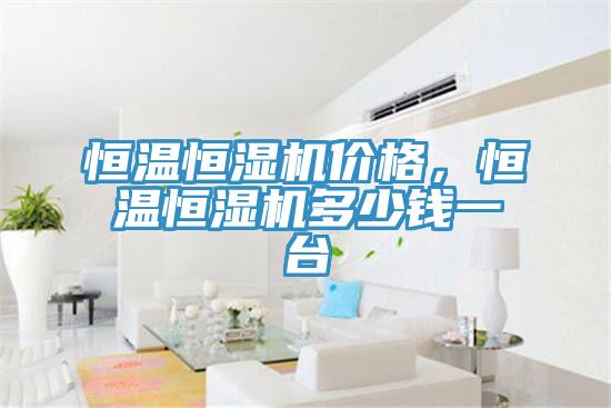 恒溫恒濕機價格,恒溫恒濕機多少錢一臺