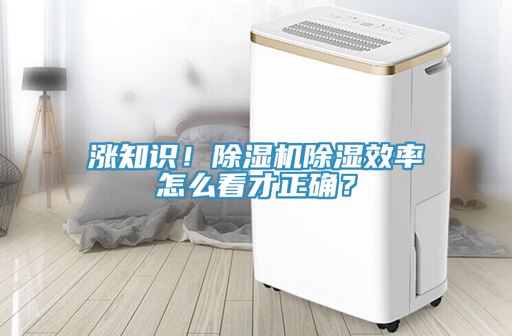 漲知識！除濕機(jī)除濕效率怎么看才正確？