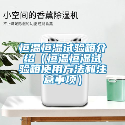 恒溫恒濕試驗(yàn)箱介紹(恒溫恒濕試驗(yàn)箱使用方法和注意事項(xiàng))