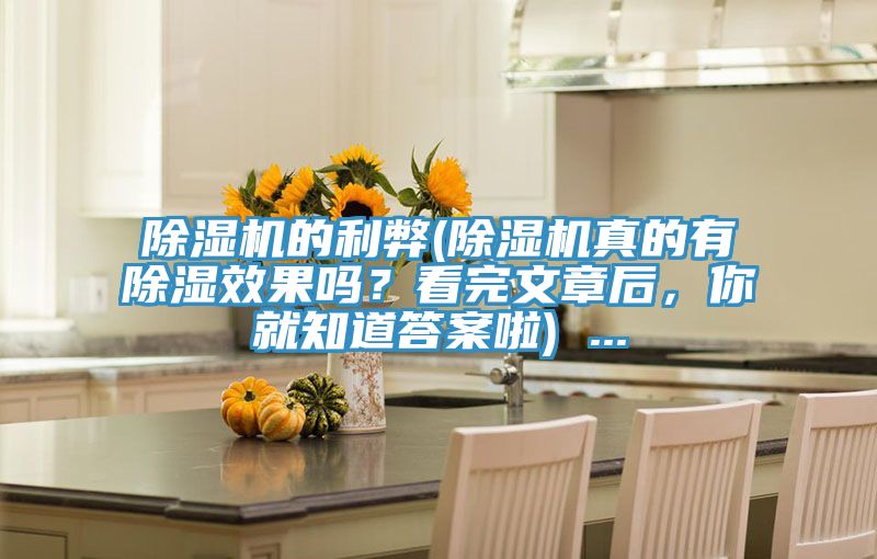 除濕機的利弊(除濕機真的有除濕效果嗎？看完文章后，你就知道答案啦) ...