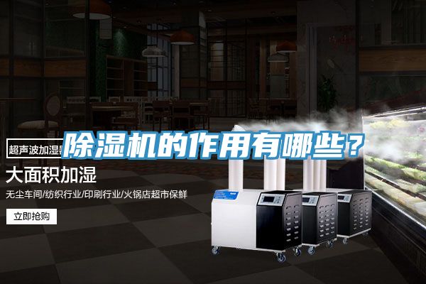 除濕機的作用有哪些？